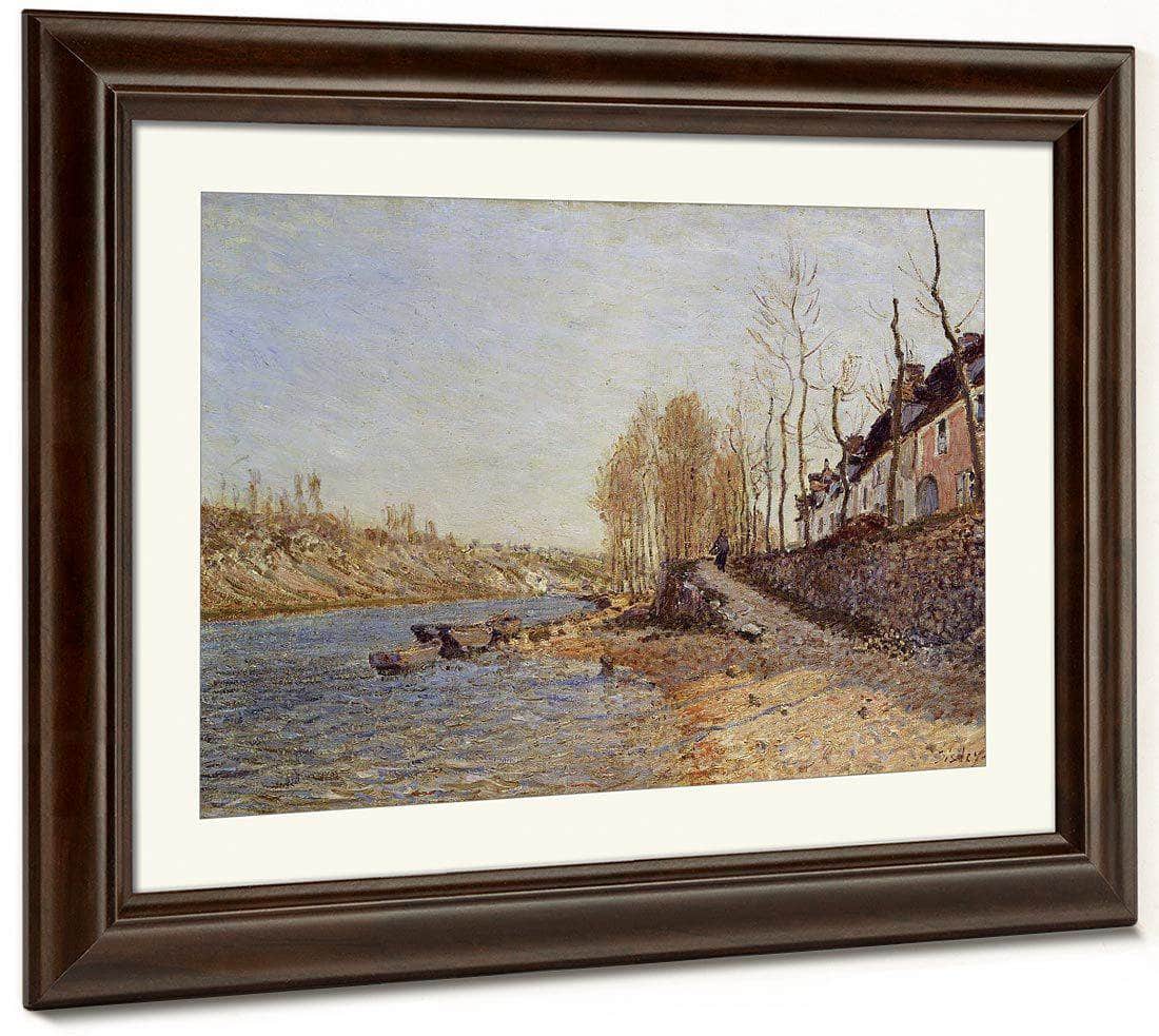 La Croix Blanche At Saint Mammes 1884 By Alfred Sisley Fine Art Print