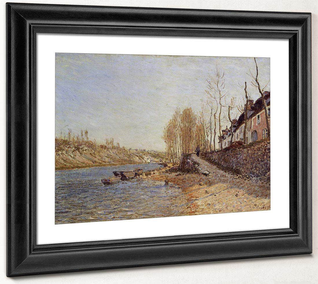 La Croix Blanche At Saint Mammes 1884 By Alfred Sisley Fine Art Print