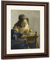 La Dentelliere By Johannes Vermeer Fine Art Print