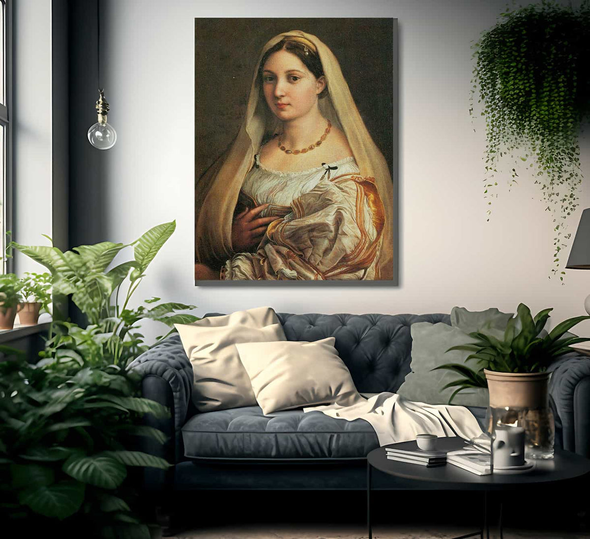 La Donna Velata By Raphael Fine Art Print