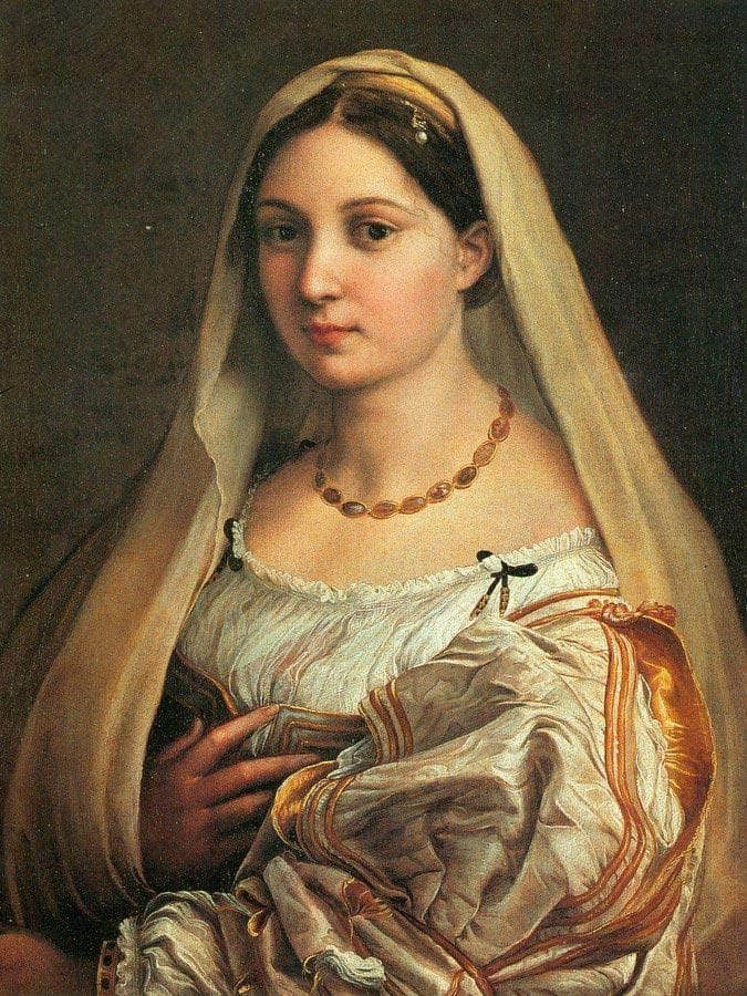 La Donna Velata By Raphael Fine Art Print