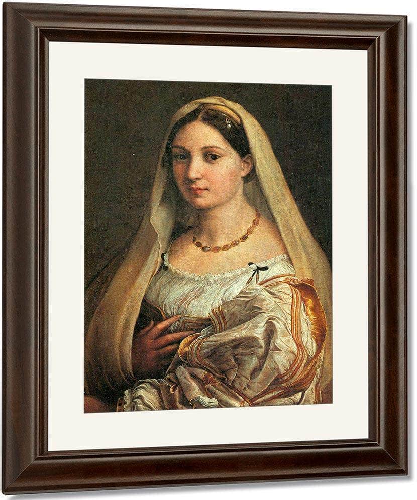 La Donna Velata By Raphael Fine Art Print