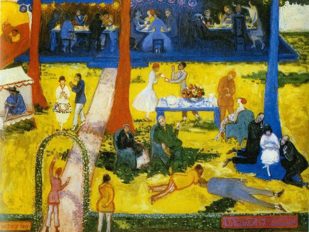 La Fete O Duchamp By Florine Stettheimer Fine Art Print