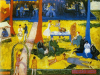 La Fete O Duchamp By Florine Stettheimer Fine Art Print