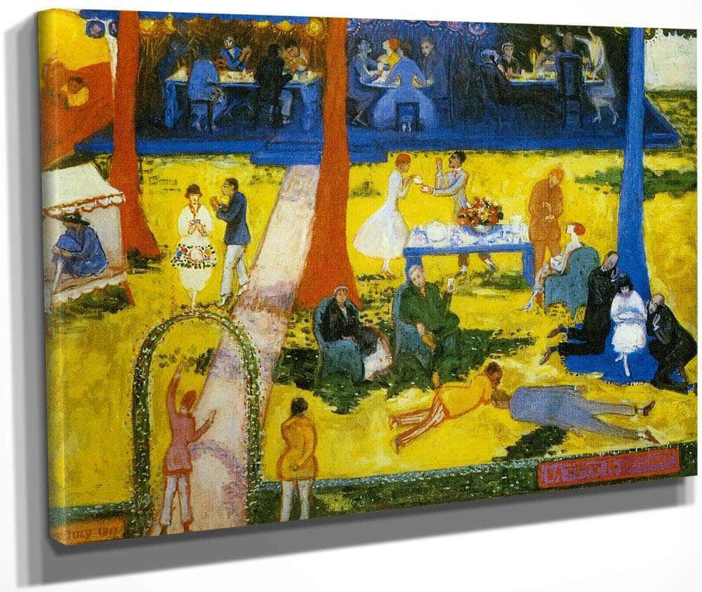 La Fete O Duchamp By Florine Stettheimer Fine Art Print