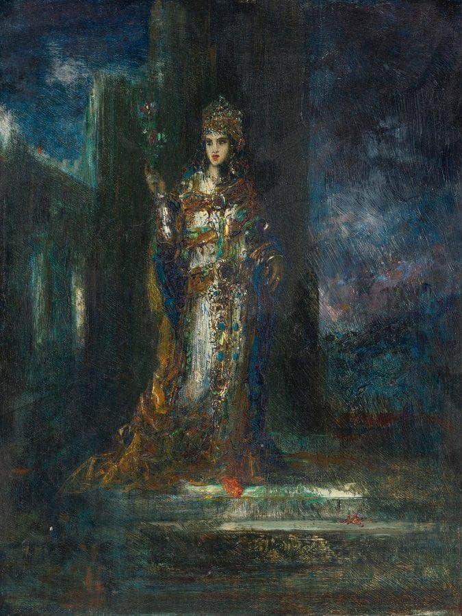 La Fiancee De La Nuit 1892 By Gustave Moreau Fine Art Print