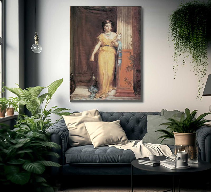 La Fileuse By John Waterhouse Fine Art Print