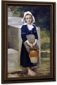 La Fille D'eau By William Adolphe Bouguereau Fine Art Print