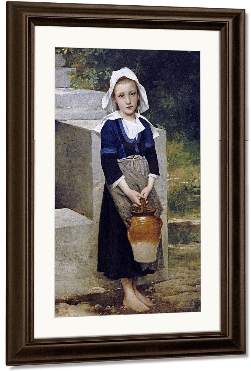 La Fille D'eau By William Adolphe Bouguereau Fine Art Print