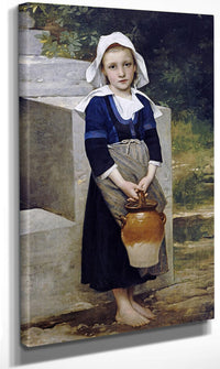 La Fille D'eau By William Adolphe Bouguereau Fine Art Print