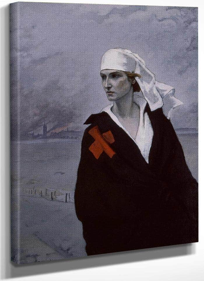 La France Croisee 1914 By Romaine Brooks Fine Art Print