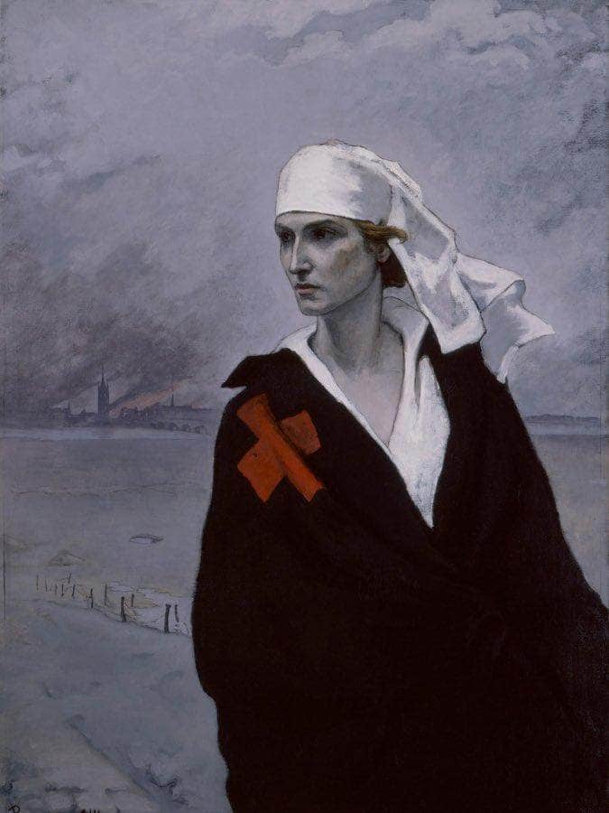 La France Croisee 1914 By Romaine Brooks Fine Art Print