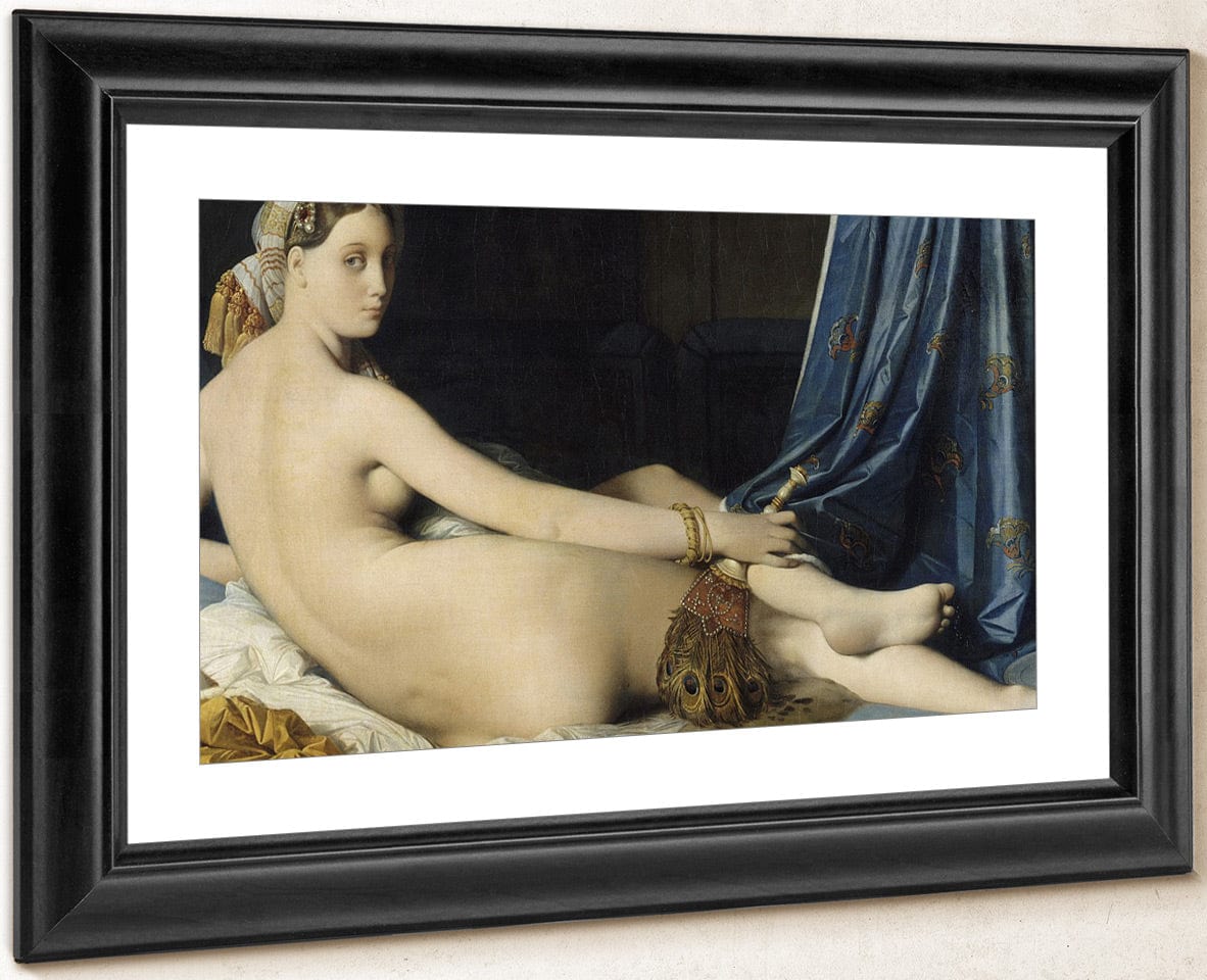 La Grande Odalisque By Jean Auguste Dominique Ingres Fine Art Print