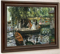 La Grenouillere 1869 By Claude Monet Fine Art Print