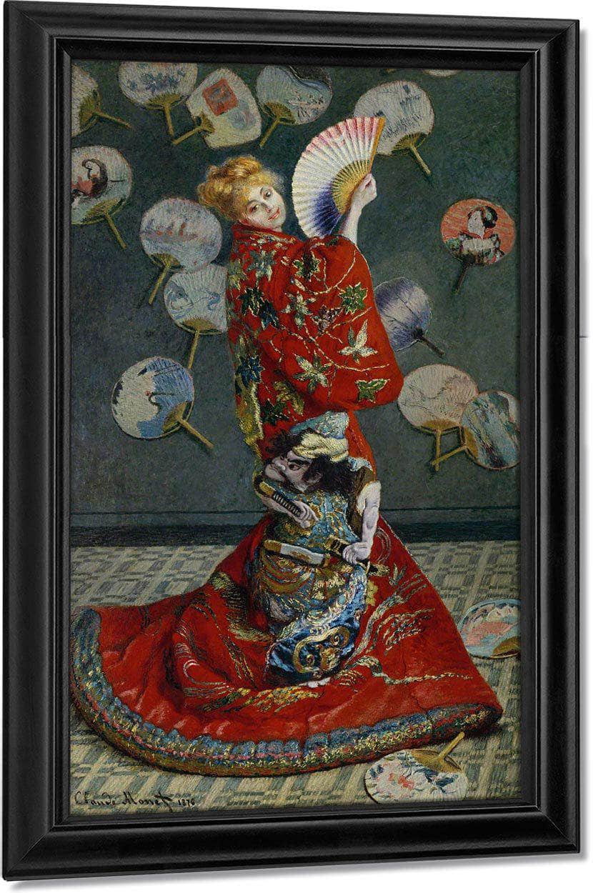 La Japonaise (Camille Monet In Japanese Costume) By Monet Claude Fine Art Print