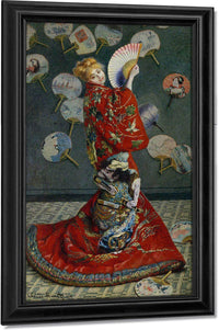 La Japonaise (Camille Monet In Japanese Costume) By Monet Claude Fine Art Print