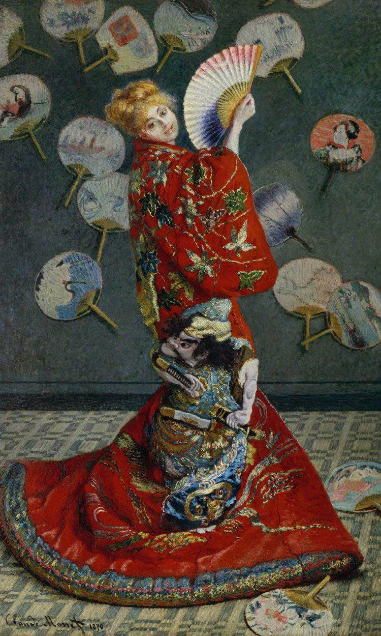 La Japonaise (Camille Monet In Japanese Costume) By Monet Claude Fine Art Print