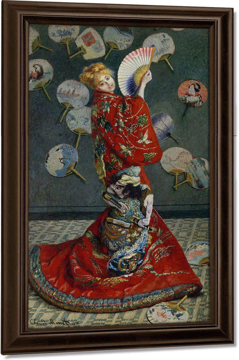 La Japonaise (Camille Monet In Japanese Costume) By Monet Claude Fine Art Print