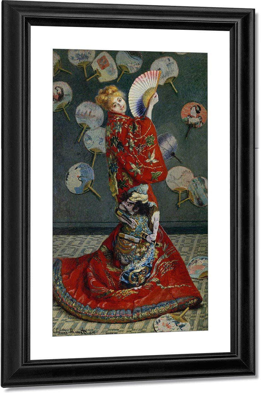 La Japonaise (Camille Monet In Japanese Costume) By Monet Claude Fine Art Print