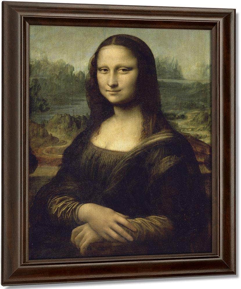 La Joconde Portrait De Monna Lisa By Leonardo Da Vinci Fine Art Print