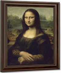 La Joconde Portrait De Monna Lisa By Leonardo Da Vinci Fine Art Print