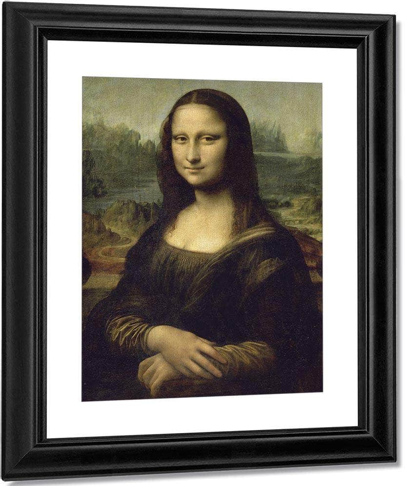 La Joconde Portrait De Monna Lisa By Leonardo Da Vinci Fine Art Print
