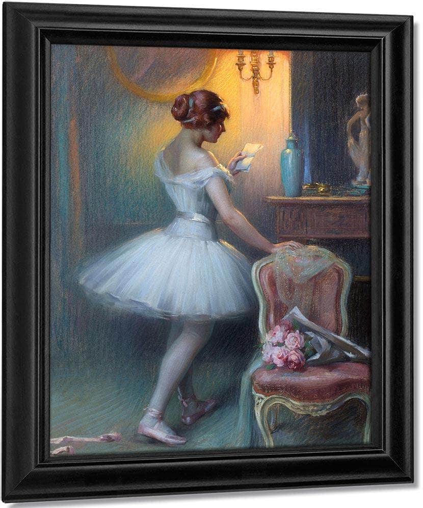 La Lettre By Enjolras Delphin Fine Art Print