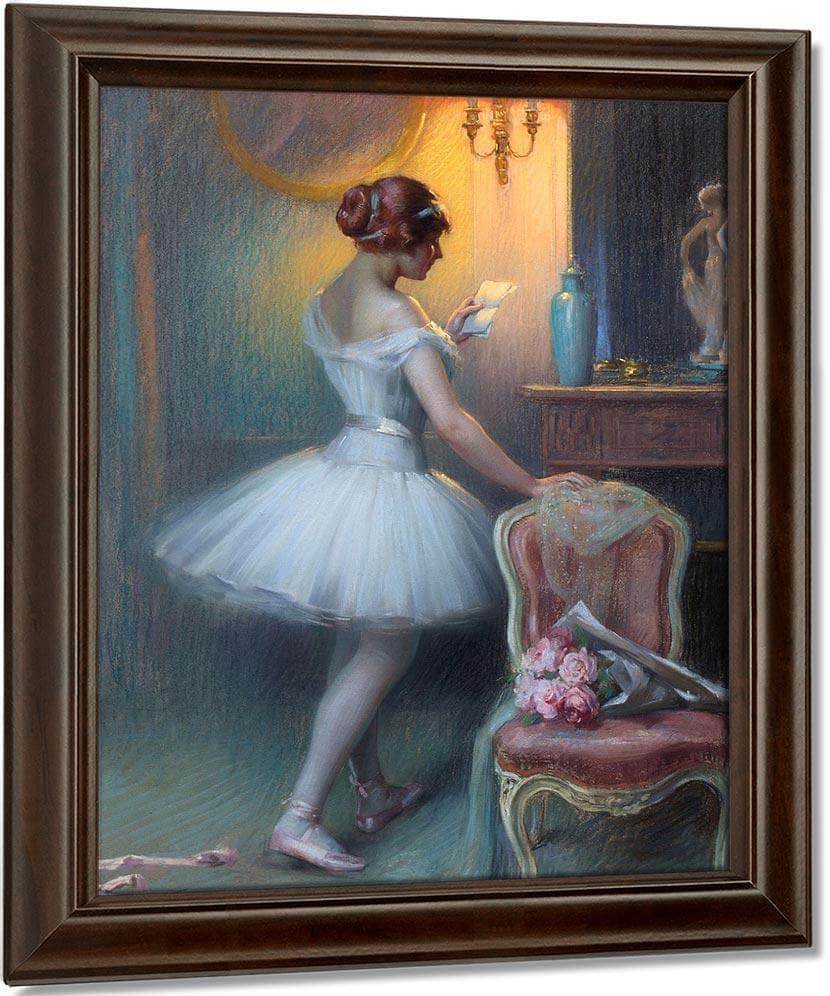 La Lettre By Enjolras Delphin Fine Art Print