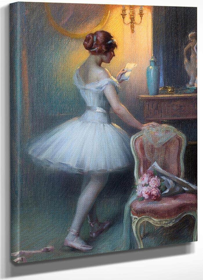 La Lettre By Enjolras Delphin Fine Art Print