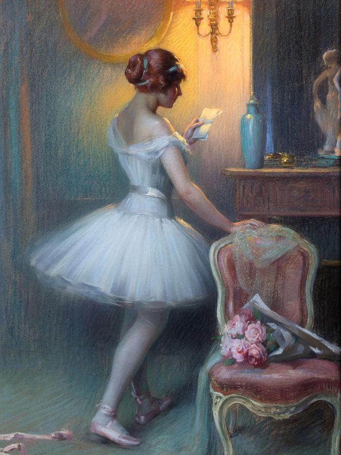 La Lettre By Enjolras Delphin Fine Art Print