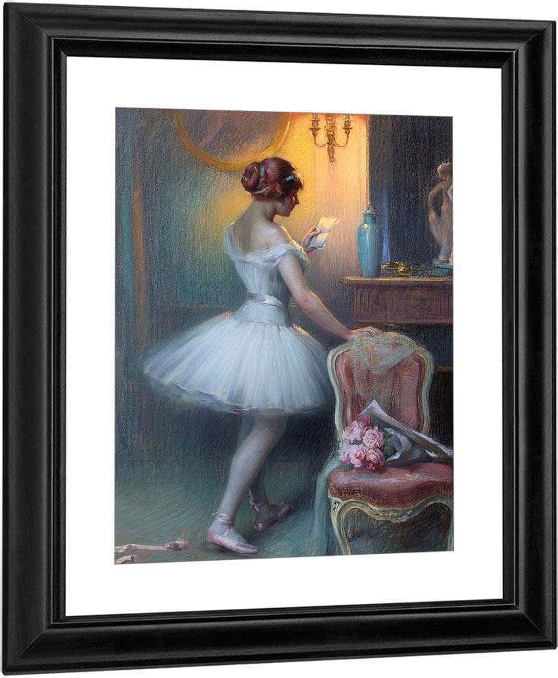 La Lettre By Enjolras Delphin Fine Art Print