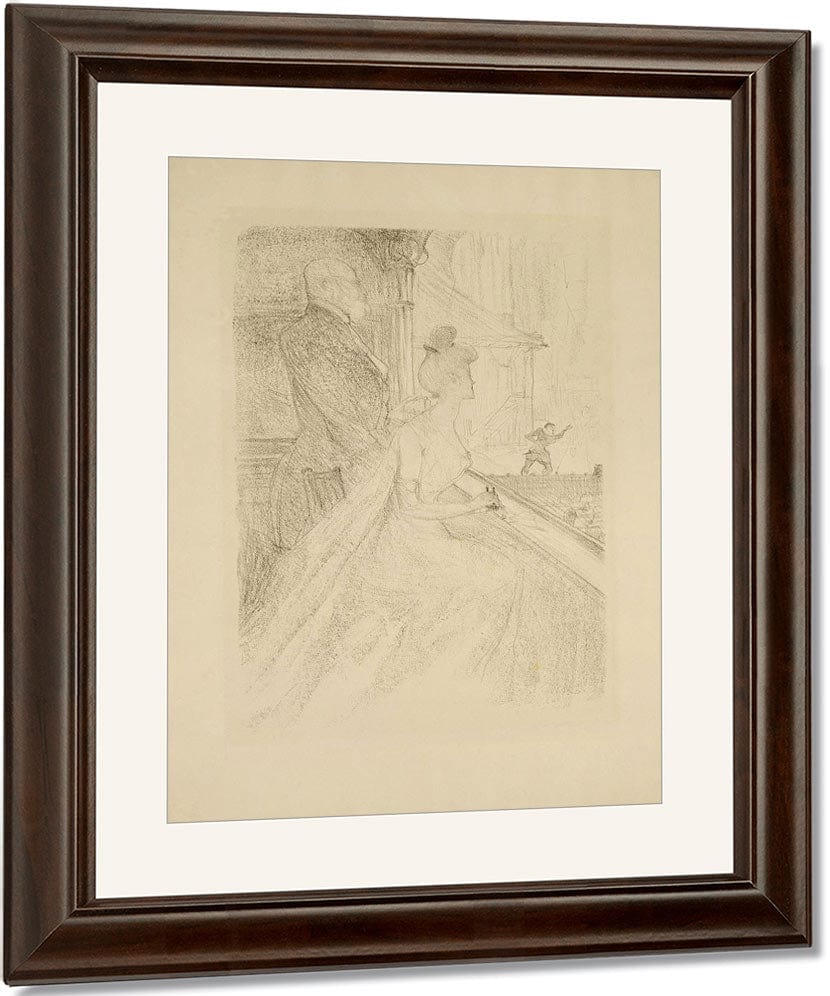 La Loge A Performance Of Faust By Henri Marie Raymond De Toulouse Lautrec Monfa Fine Art Print