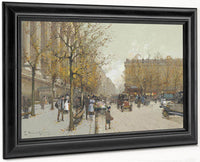 La Madeleine 2 By Eugene Galien Laloue Fine Art Print