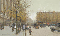 La Madeleine 2 By Eugene Galien Laloue Fine Art Print