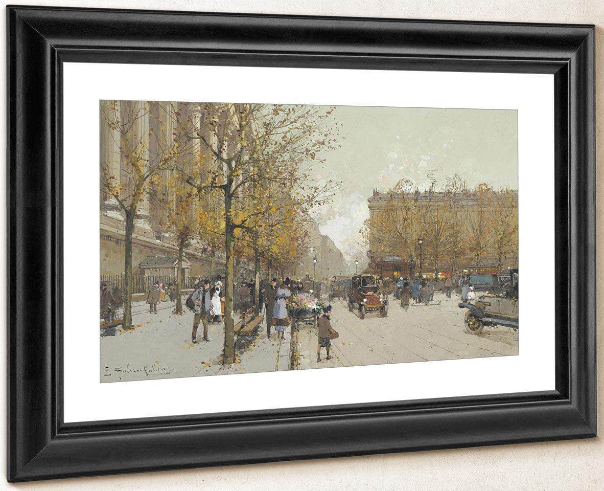 La Madeleine 2 By Eugene Galien Laloue Fine Art Print