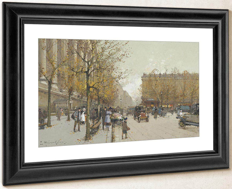 La Madeleine 2 By Eugene Galien Laloue Fine Art Print
