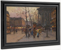La Madeleine 3 By Eugene Galien Laloue Fine Art Print