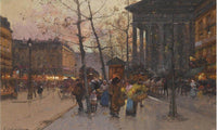 La Madeleine 3 By Eugene Galien Laloue Fine Art Print