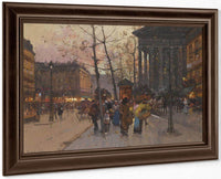 La Madeleine 3 By Eugene Galien Laloue Fine Art Print