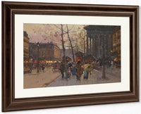 La Madeleine 3 By Eugene Galien Laloue Fine Art Print