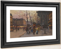 La Madeleine 3 By Eugene Galien Laloue Fine Art Print