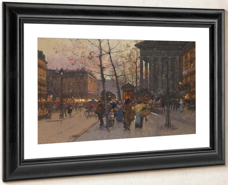 La Madeleine 3 By Eugene Galien Laloue Fine Art Print