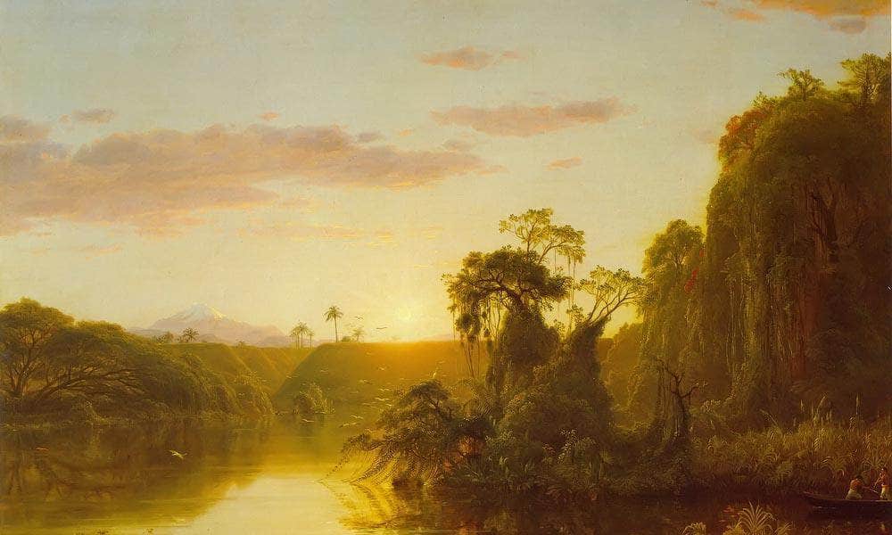La Magdalena By Fredric Edwin Church Fine Art Print