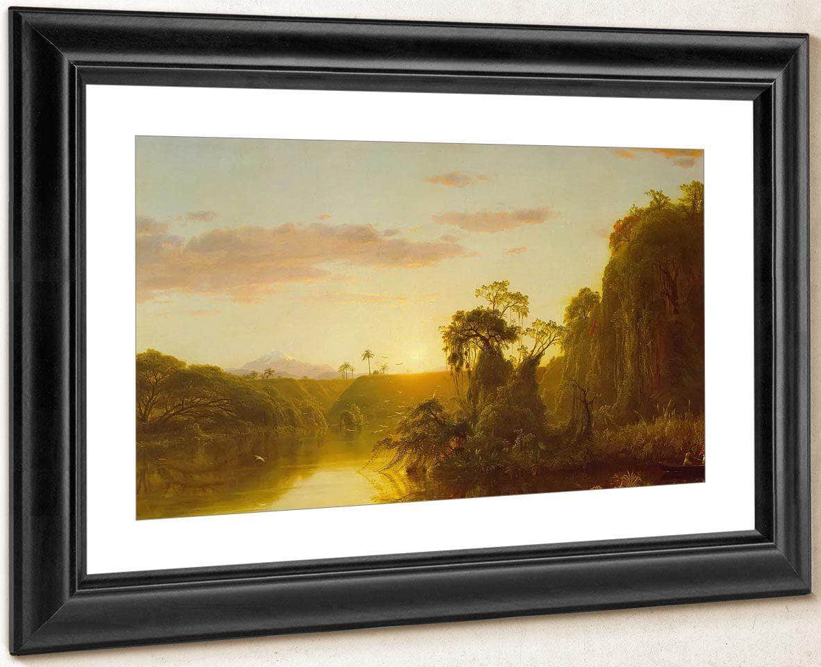 La Magdalena By Fredric Edwin Church Fine Art Print