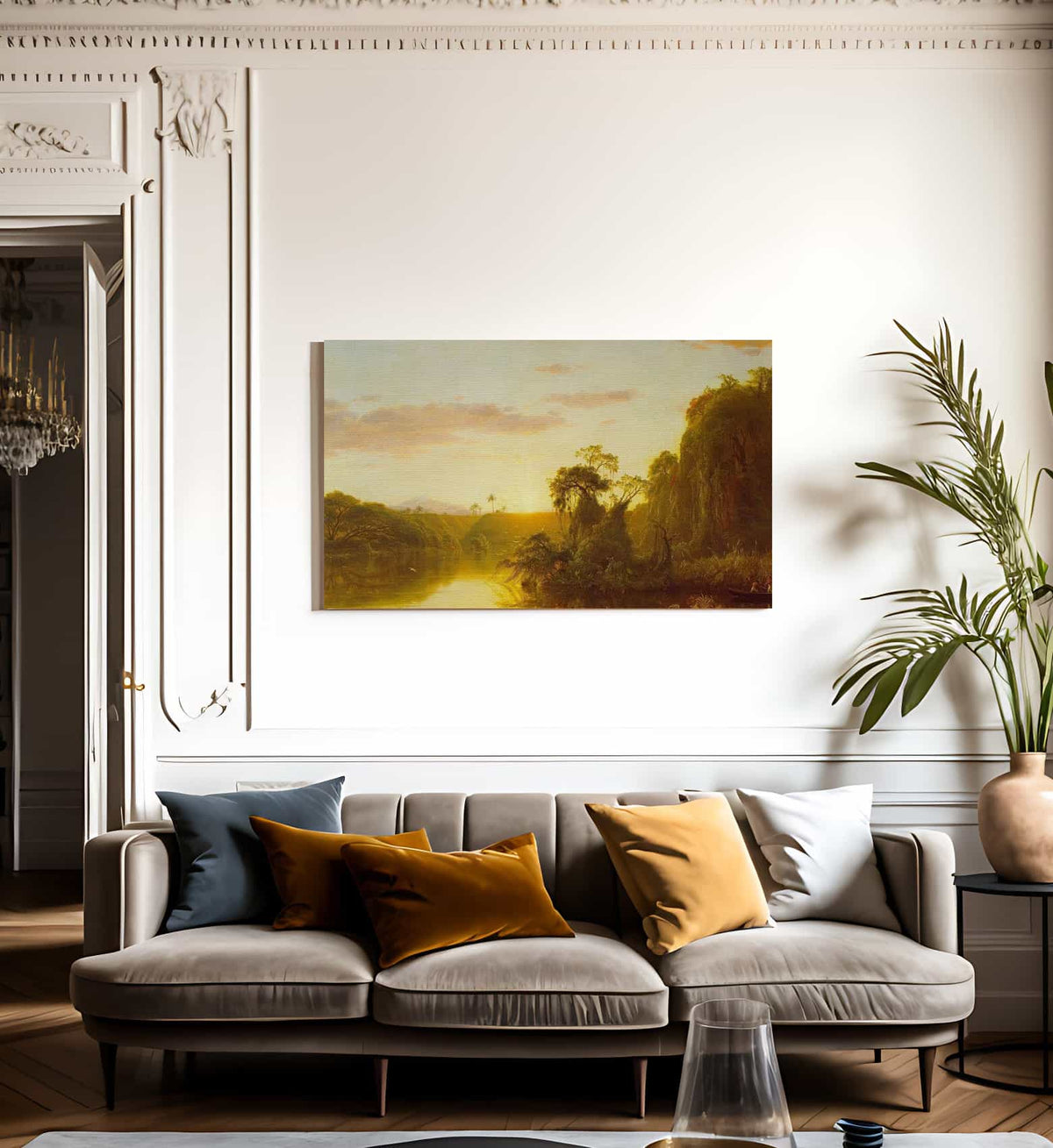 La Magdalena By Fredric Edwin Church Fine Art Print