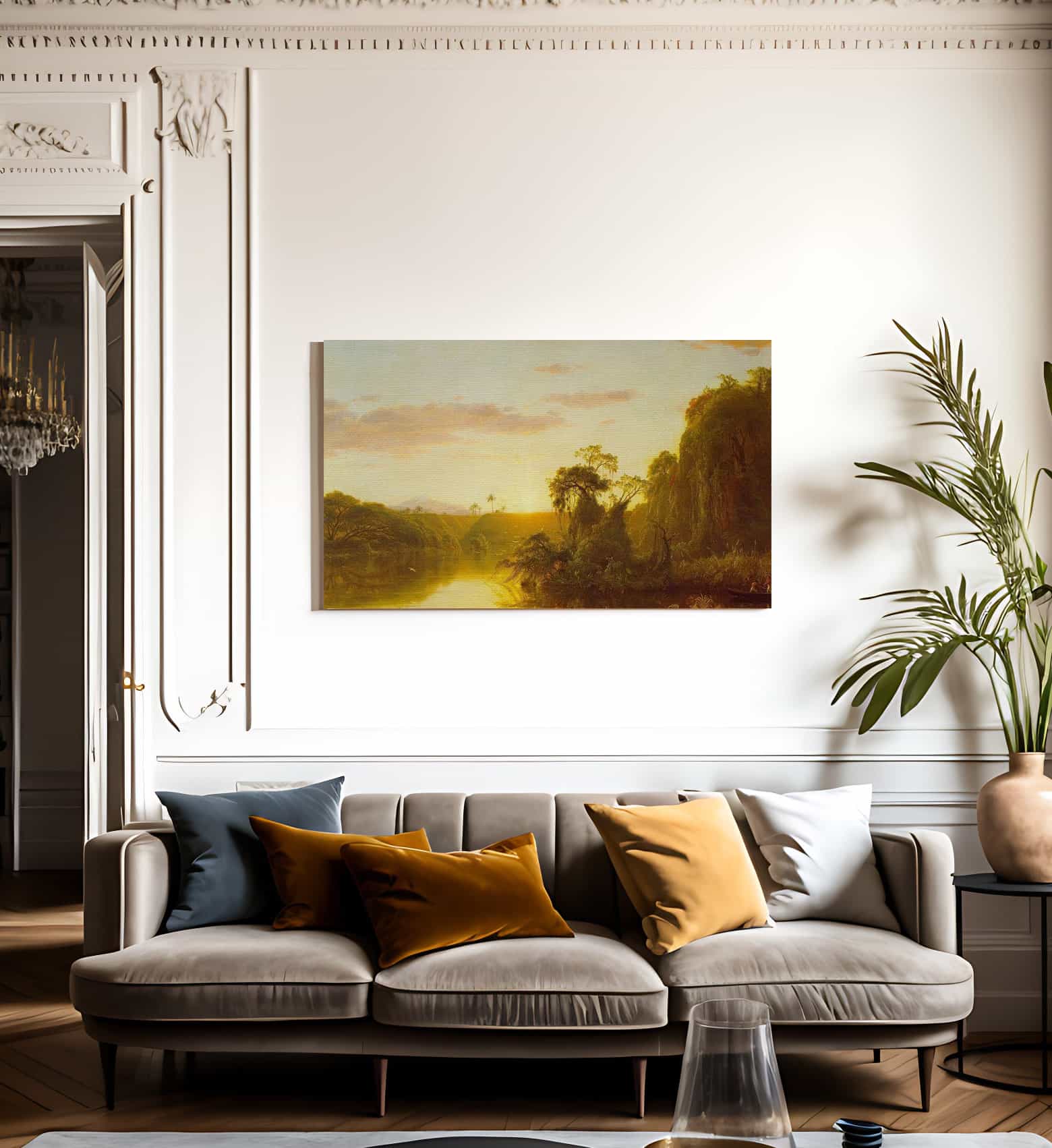 La Magdalena By Fredric Edwin Church Fine Art Print