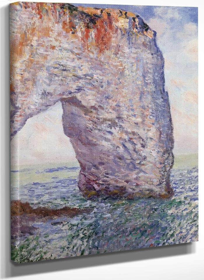 La Manneporte Near Etretat By Claude Monet Fine Art Print