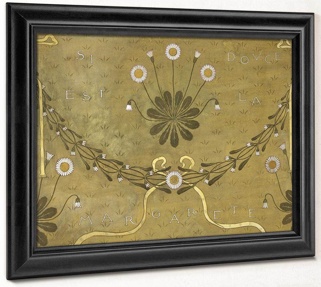 La Margarete Wallpaper Design By William Morris Fine Art Print