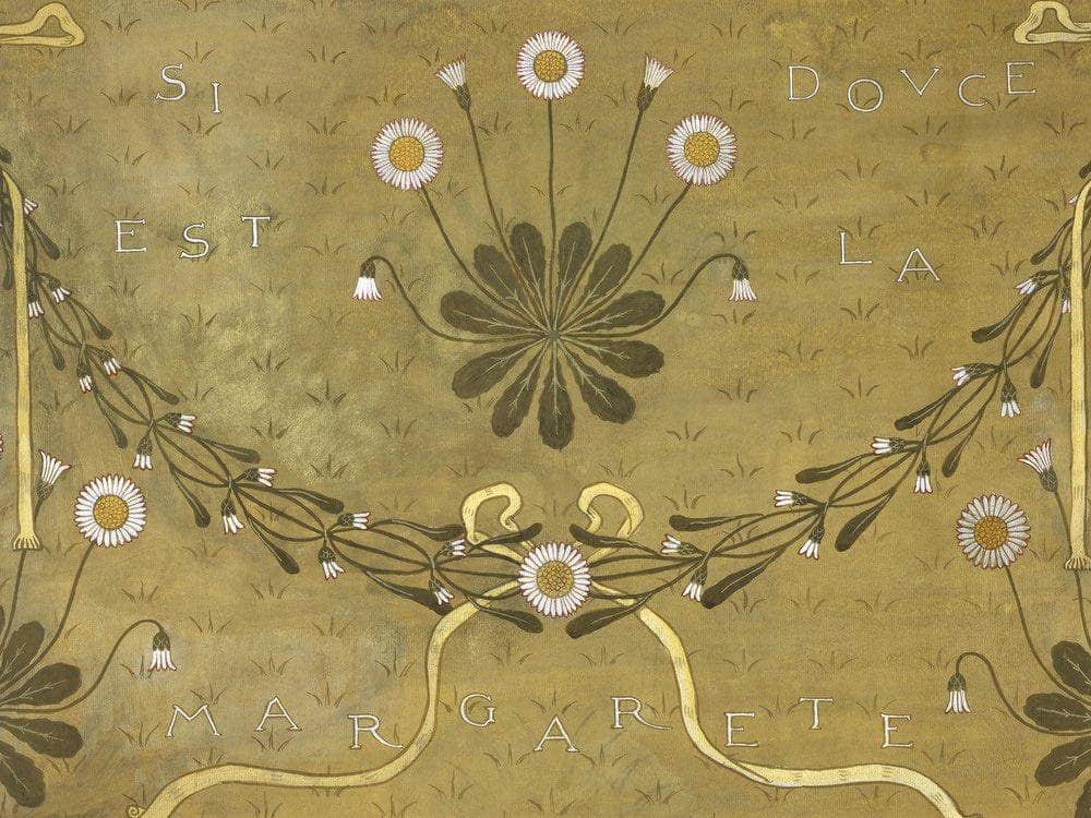 La Margarete Wallpaper Design By William Morris Fine Art Print