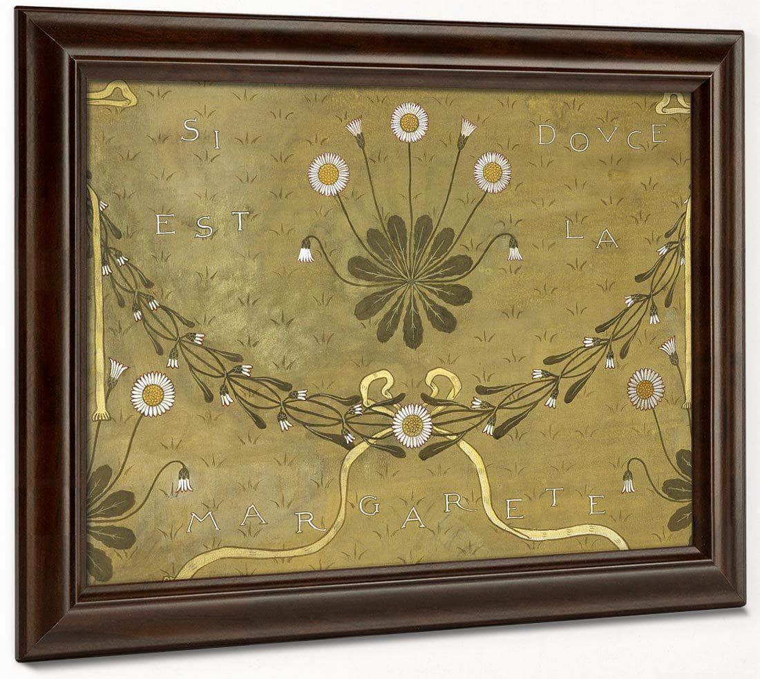 La Margarete Wallpaper Design By William Morris Fine Art Print